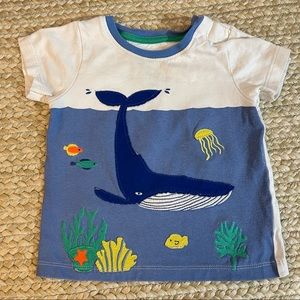 Baby Boden Whale Appliqué shirt